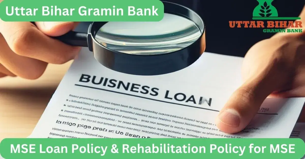 MSE Loan Policy & Rehabilitation Policy for MSE